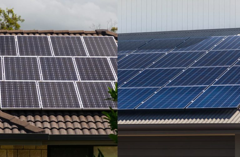 panel solar policristalino o monocristalino