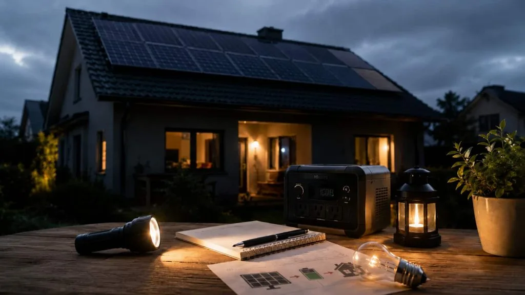 si se va la luz con placas solares