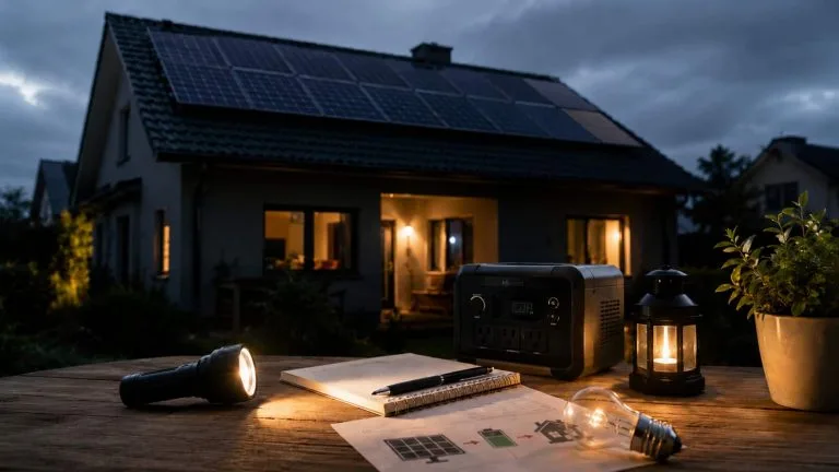 si se va la luz con placas solares