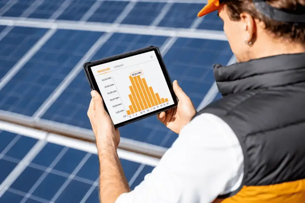 Cuánta energía produce un panel solar en un día